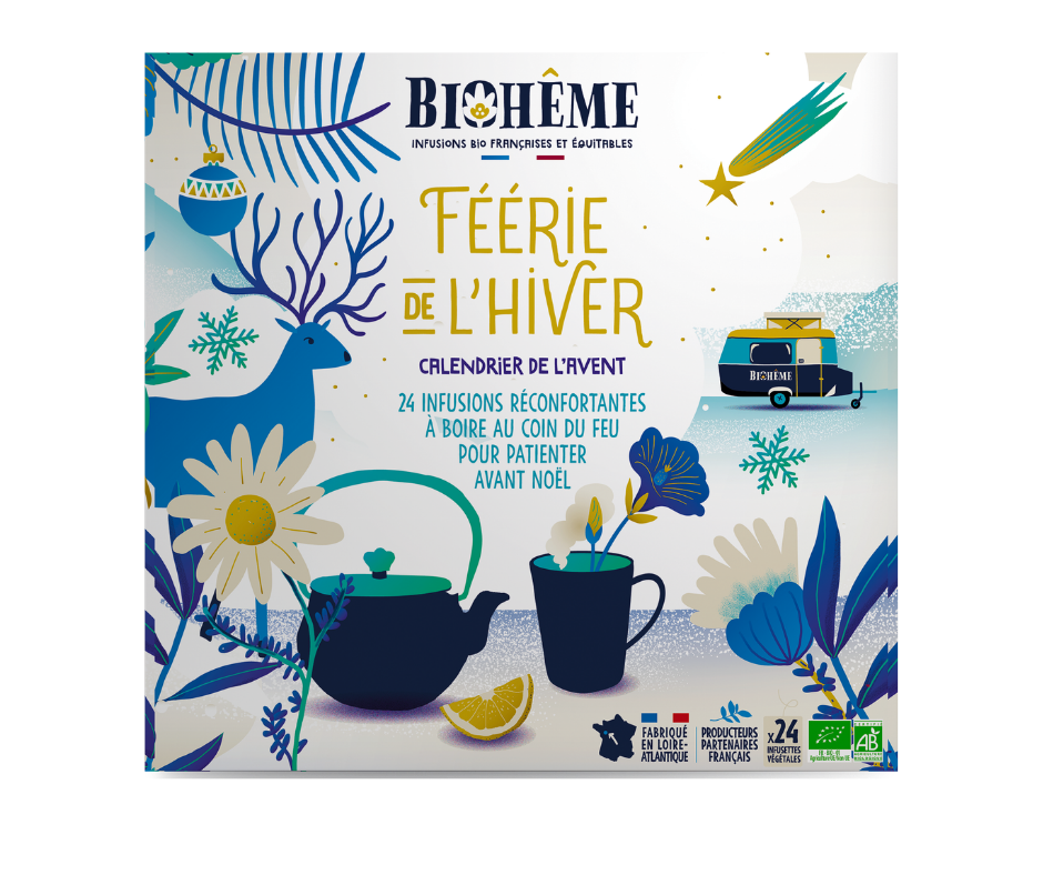 Calendrier Féérie de l'Hiver Neige bio