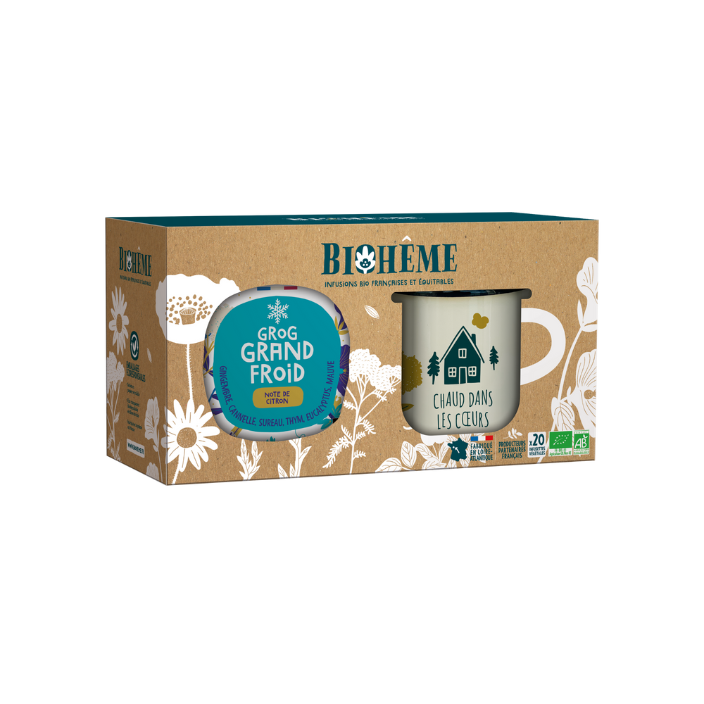 Coffret Hiver Mug & Grog Grand Froid bio
