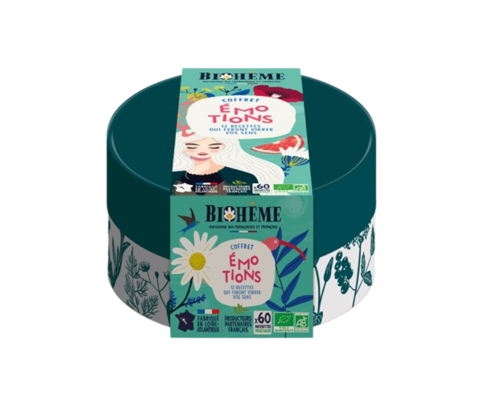 Coffret Infusions Emotions bio (12 recettes)