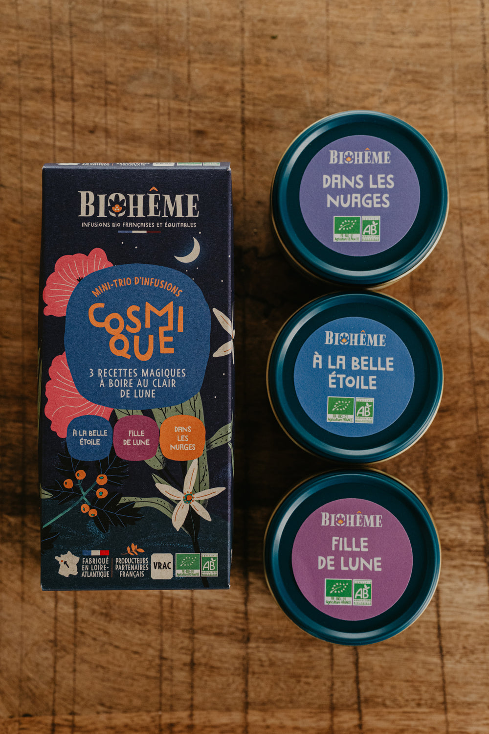 Mini trio Cosmique bio