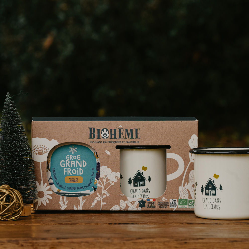Coffret Hiver Mug & Grog Grand Froid bio