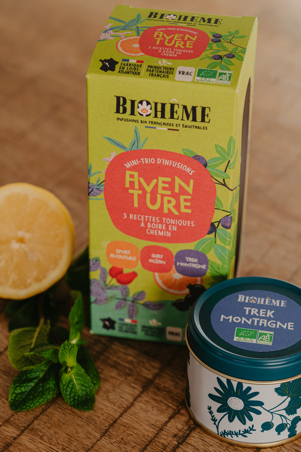Mini trio Aventure bio