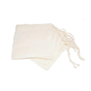 sachet ou filtre à thé réutilisable en tissu