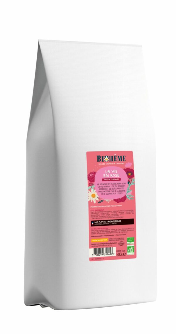 Infusion La Vie en Rose - Sac vrac 500 g